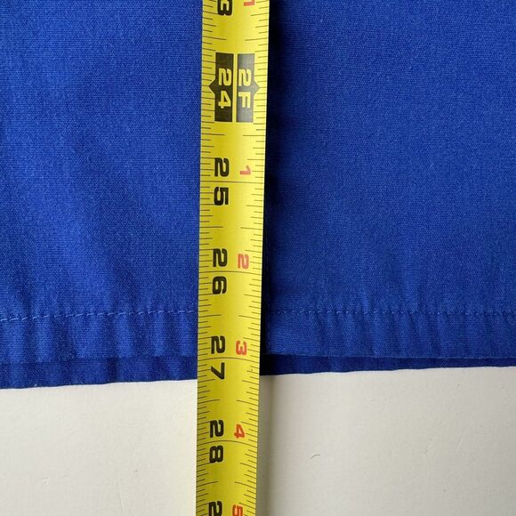 Cherokee Workwear Scrub Top Size Medium V Neck Short Sleeve Blue - Picture 14 of 14